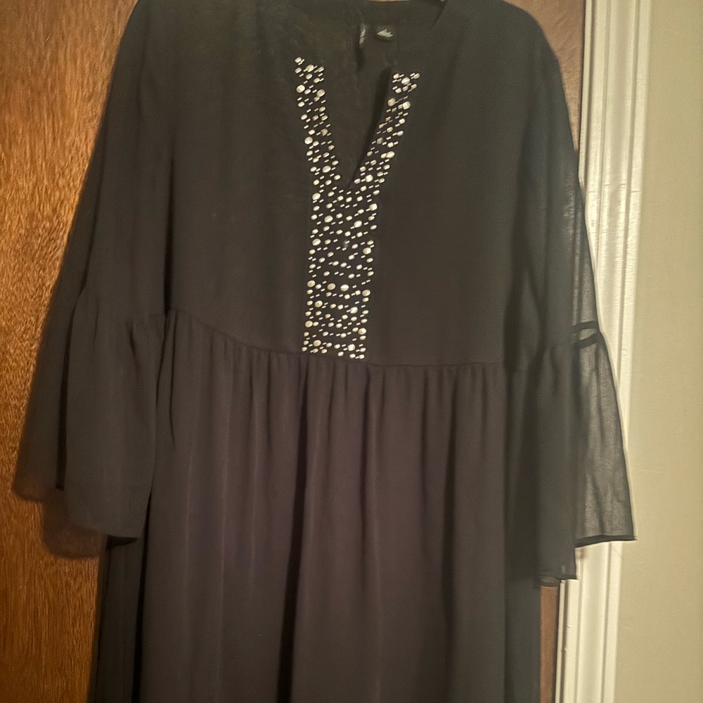 Ladies Black Dress 
Size L
